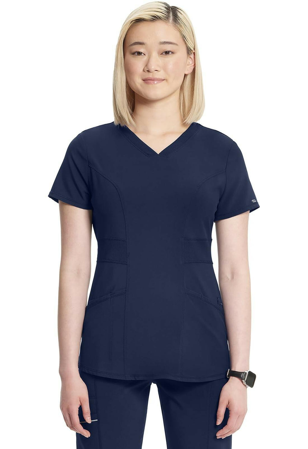 Cherokee Infinity V-Neck Women's Nurse Scrub Top, 4-Way Stretch, Superior