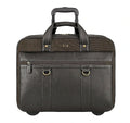 Solo New York Executive Rolling Laptop Case 17.3" Brown Olive Briefcase Bag