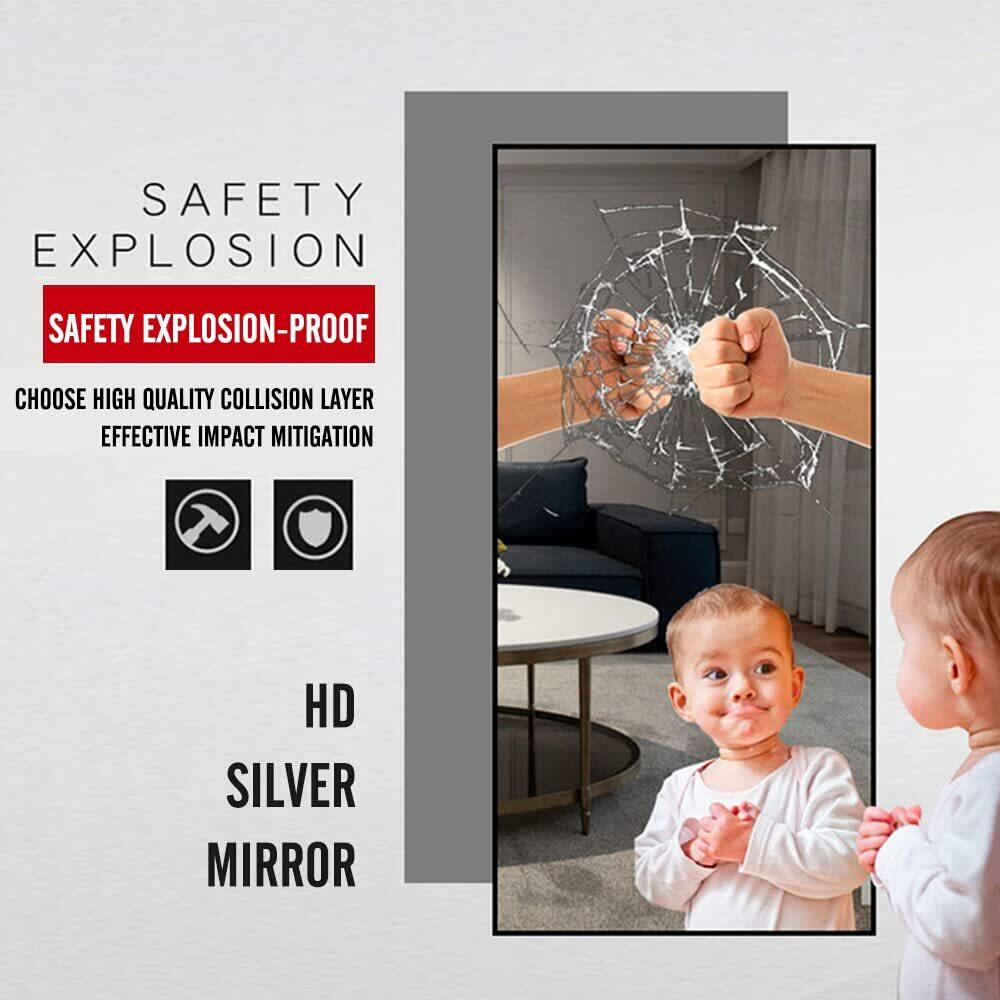 PexFix Full Length Mirror 64''×21'' Full Body Mirror with Thin Aluminum Alloy