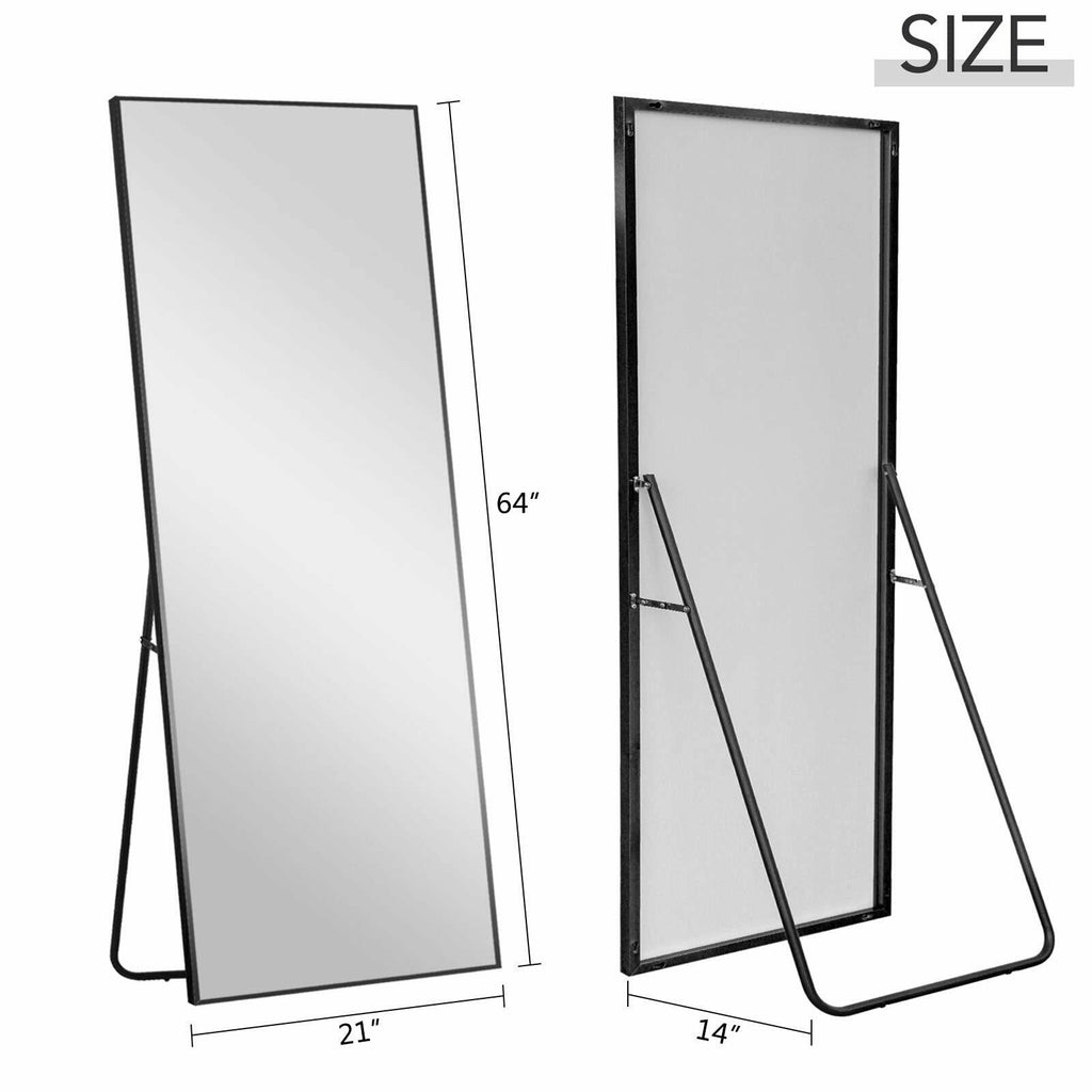 PexFix Full Length Mirror 64''×21'' Full Body Mirror with Thin Aluminum Alloy