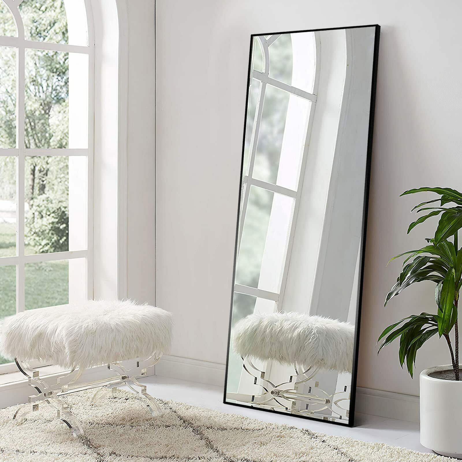 PexFix Full Length Mirror 64''×21'' Full Body Mirror with Thin Aluminum Alloy