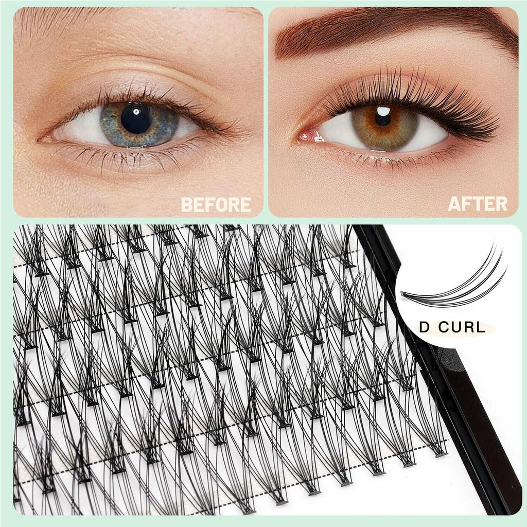 Bodermincer Large Box 200pcs 10D, 8-10-12-14mm Mixed Professional Makeup