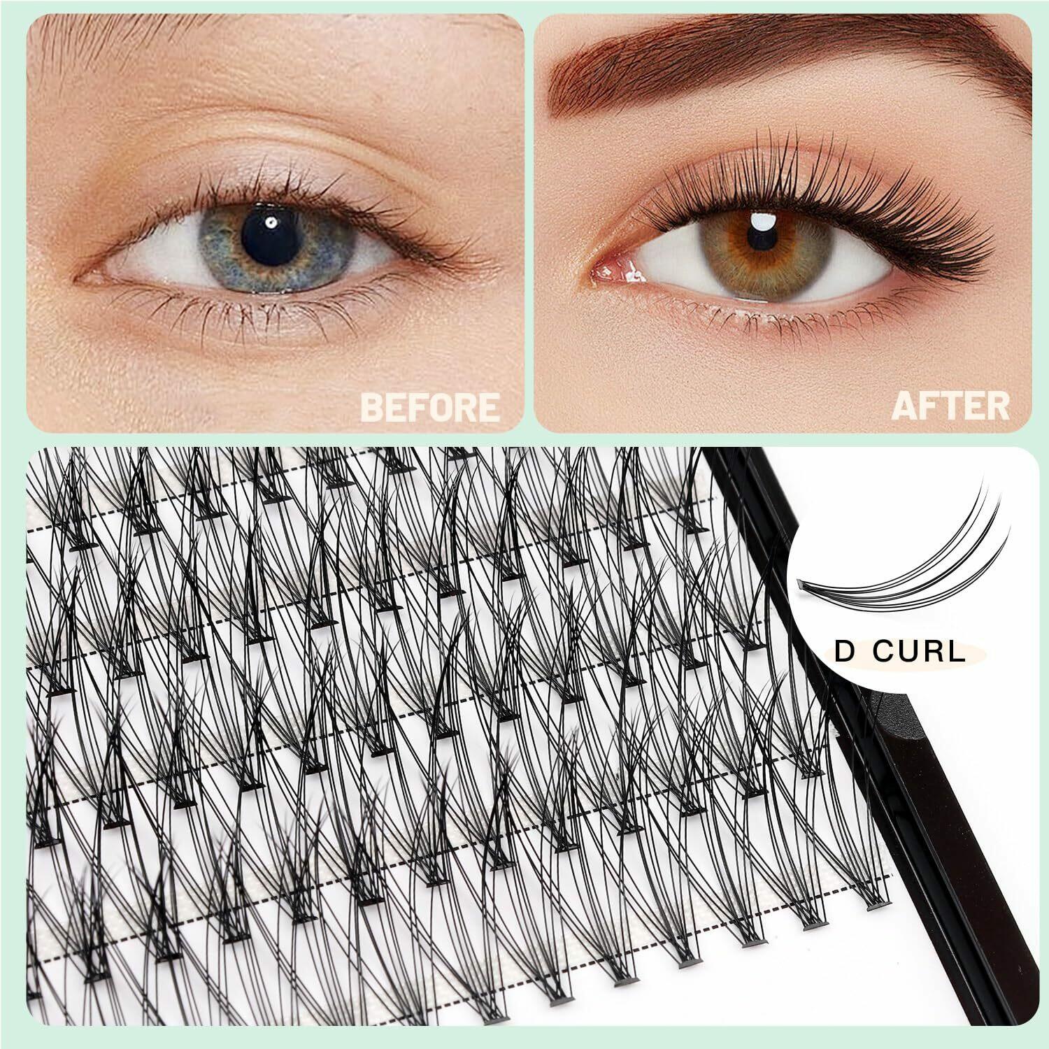 Bodermincer Large Box 200pcs 10D, 8-10-12-14mm Mixed Professional Makeup