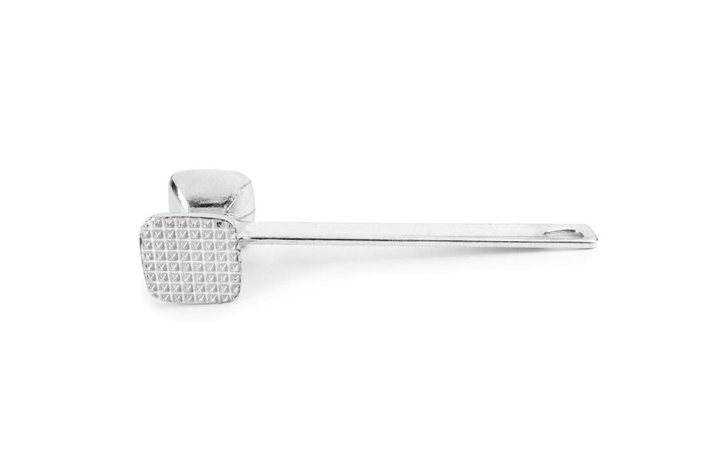 Fox Run Aluminum Meat Tenderizer, 2 x 2.5 x 9 inches, Metallic