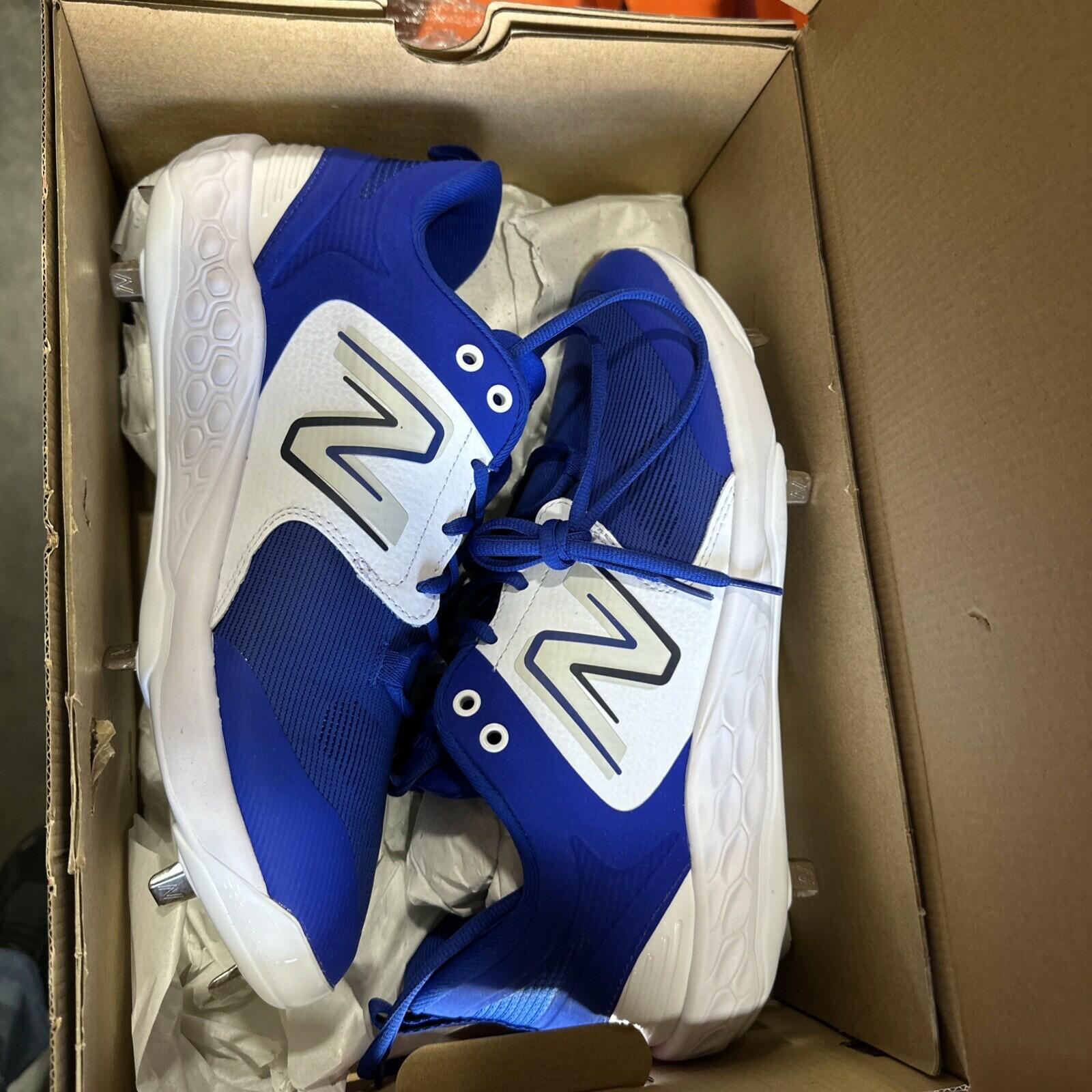 New Balance Fresh Foam X 3000 v6 L3000TB6 Baseball Metal Cleats Mens Sz 14 Blue