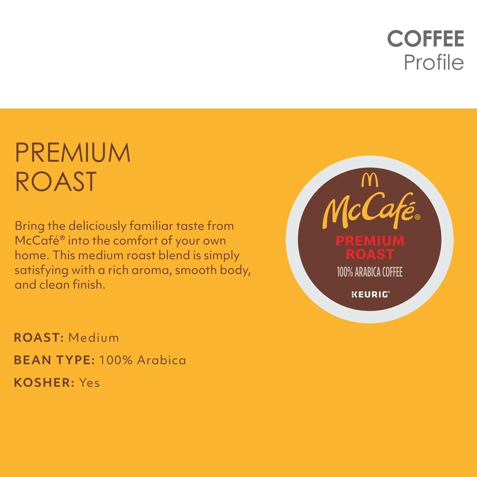 McCafe Premium K-Cup Pods, Box of 24 Qt