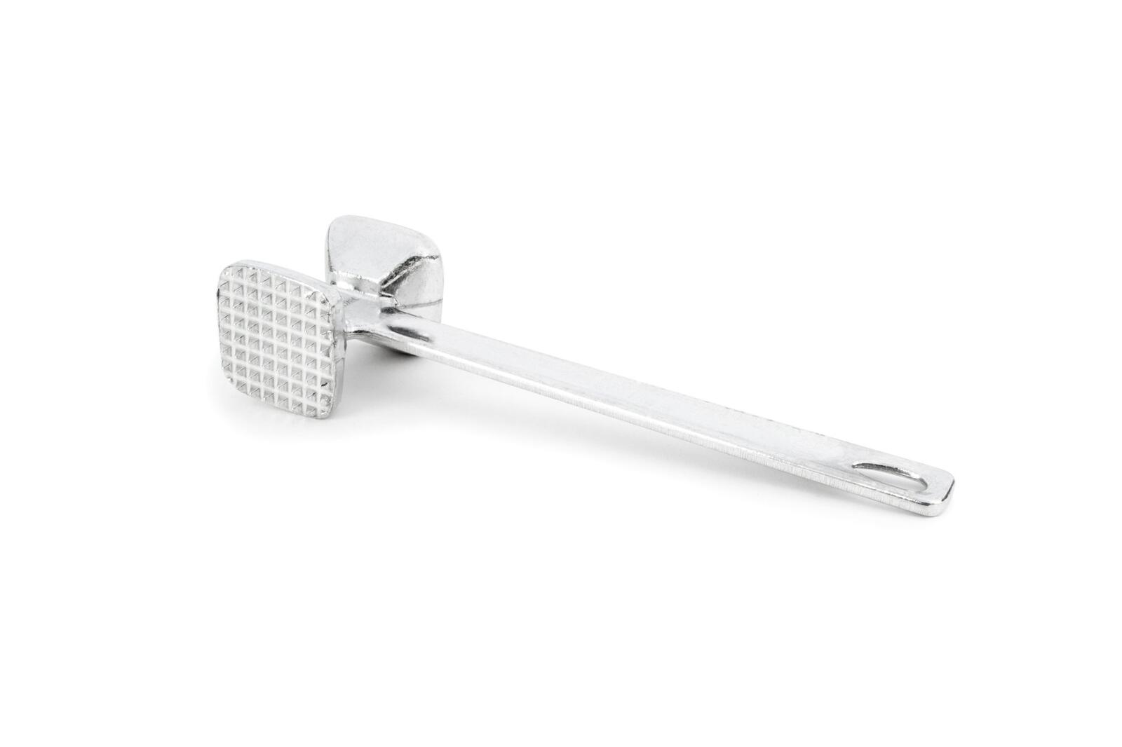 Fox Run Aluminum Meat Tenderizer, 2 x 2.5 x 9 inches, Metallic