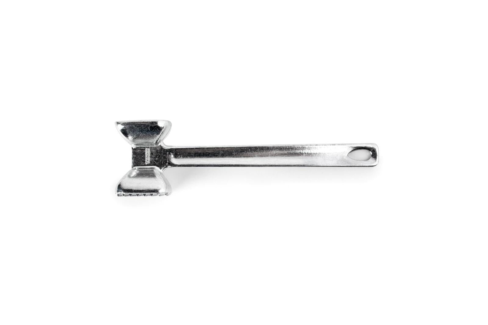 Fox Run Aluminum Meat Tenderizer, 2 x 2.5 x 9 inches, Metallic