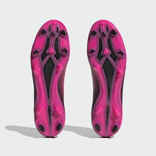adidas Unisex X SPEEDPORTAL.2 Firm Ground Soccer Shoe, Team Shock Pink/Zero