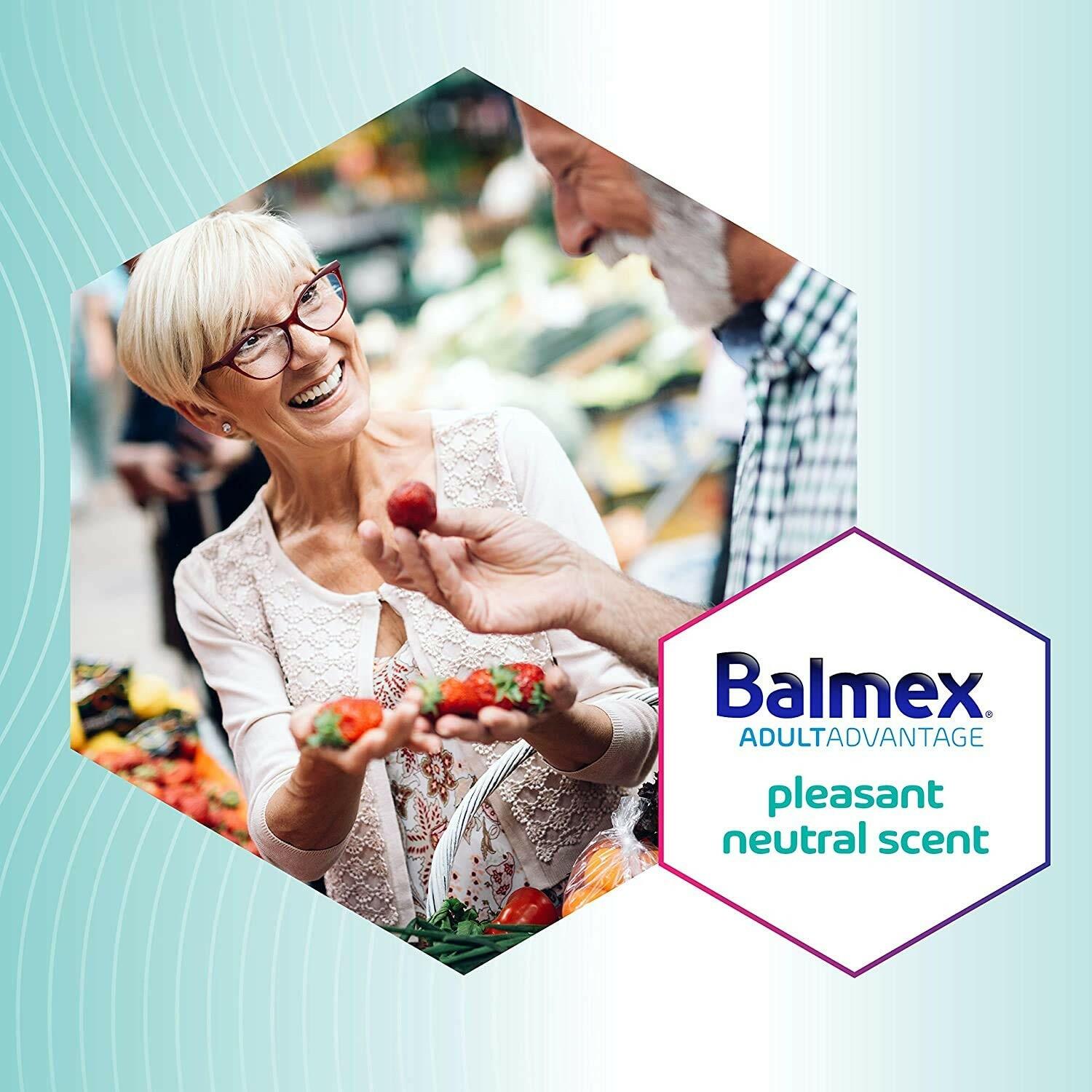 Balmex Adultadvantage Bprotected Skin Relief Cream, With Skinshield Technology,