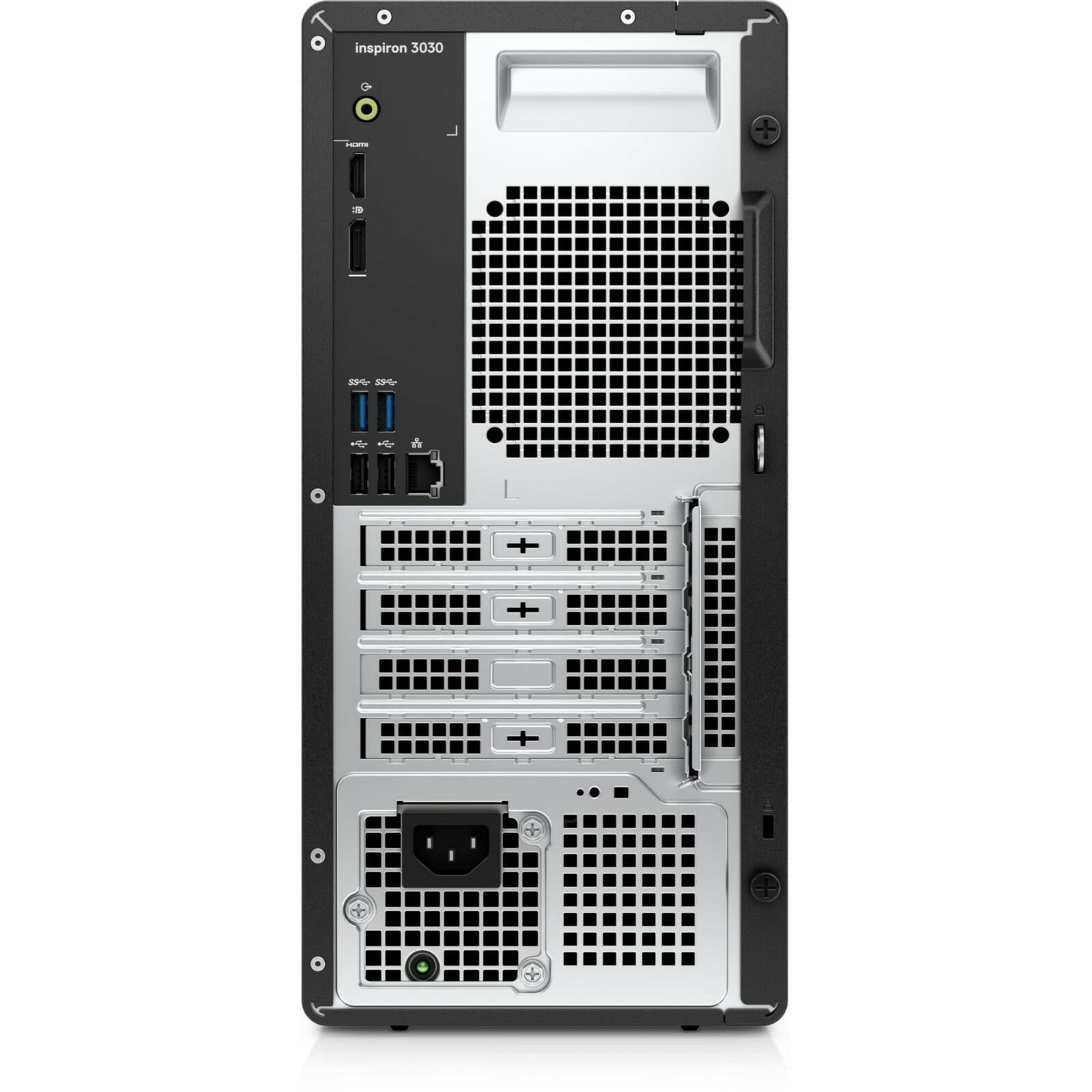 Dell Inspiron 3030 Desktop PC Intel Core i3-14100 8GB RAM 512GB SSD Win 11 WiFi