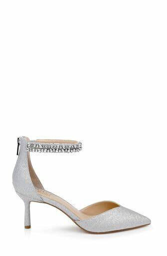Jewel Badgley Mischka Maya Crystal Strap 2-Piece Pump