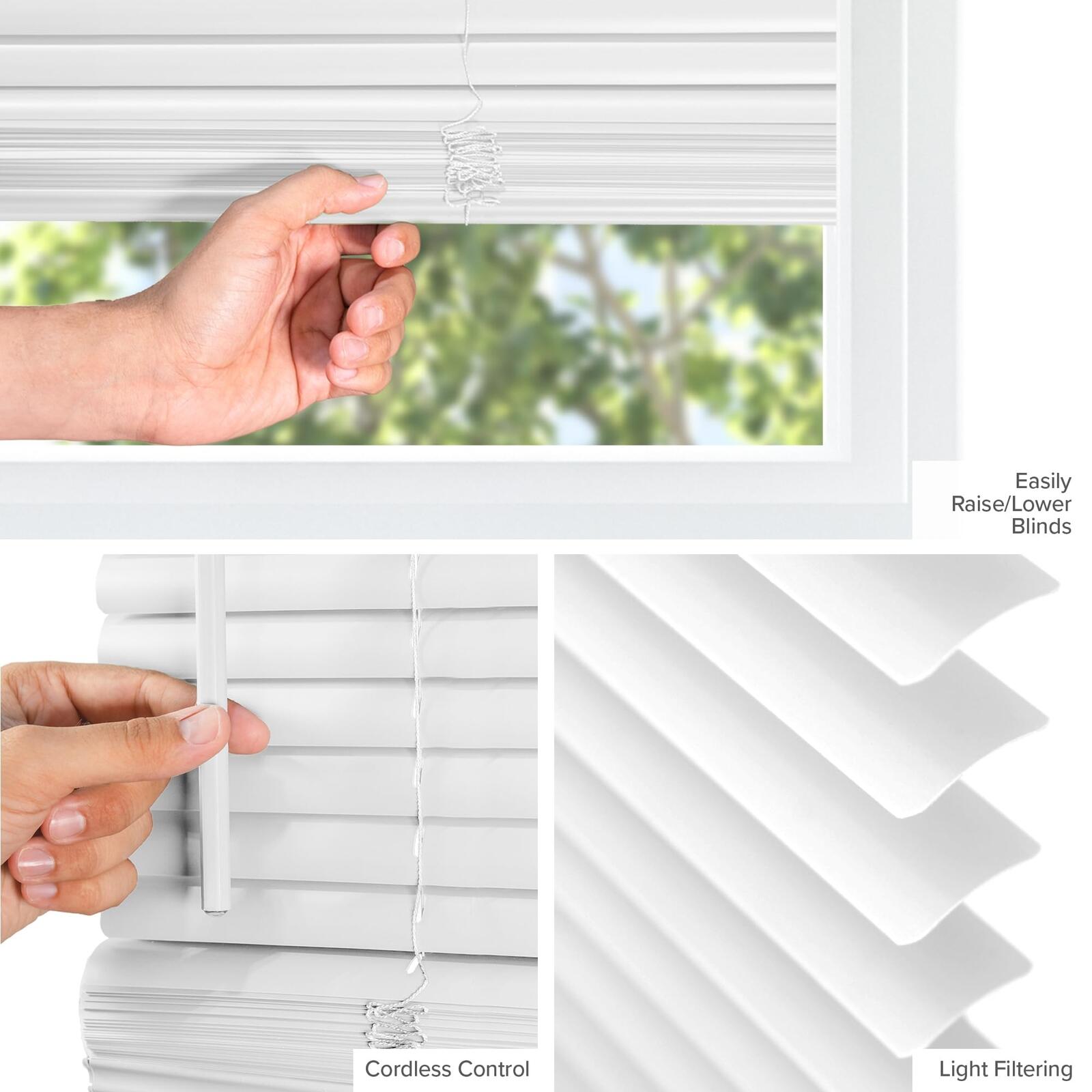 CHICOLOGY Blinds for Windows  Mini Blinds  Window Blinds  Door Blinds  Blinds...