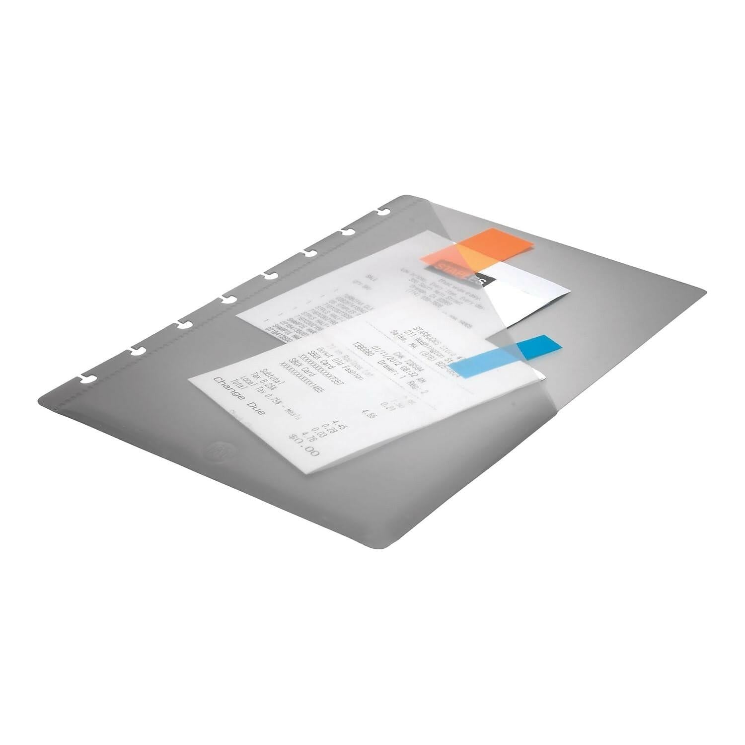 Staples 886240 Arc System Dual Pocket Dividers 6-1/5-Inch x 8-3/5-Inch Smoke