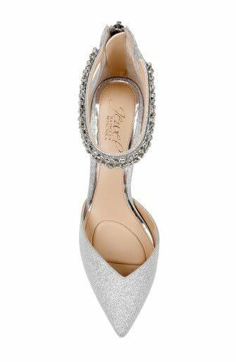 Jewel Badgley Mischka Maya Crystal Strap 2-Piece Pump