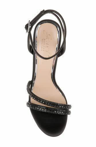 Jewel Badgley Mischka Rochel Platform Block Heel with Gemstone Embellished