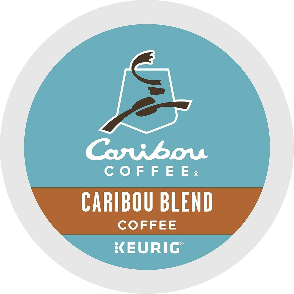 Caribou Coffee Caribou Blend, Single Serve Coffee K-Cup Pod, Medium Roast,