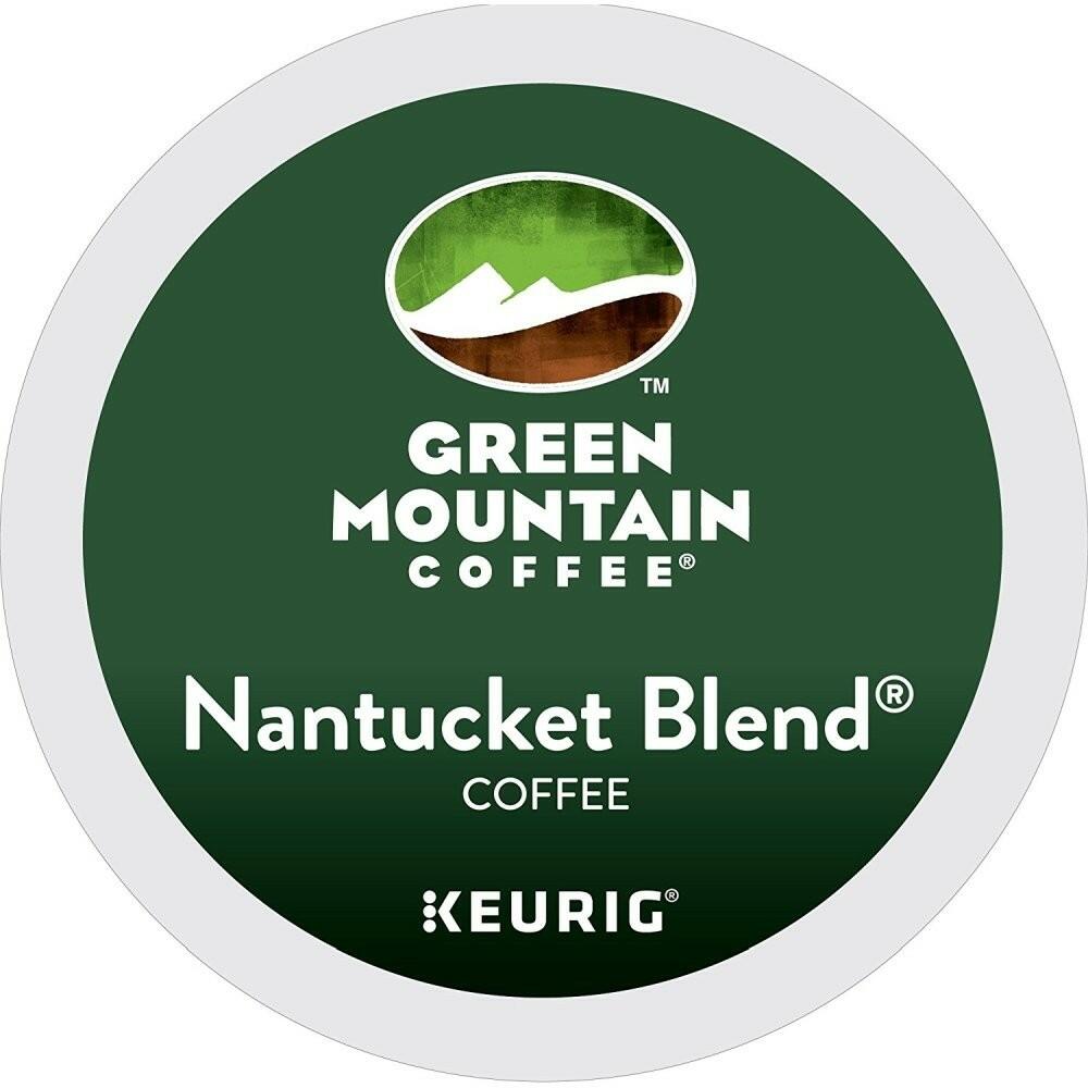 Keurig Green Mountain Coffee Regular Nantucket Blend K-Cup Pod, Medium Roast, 24