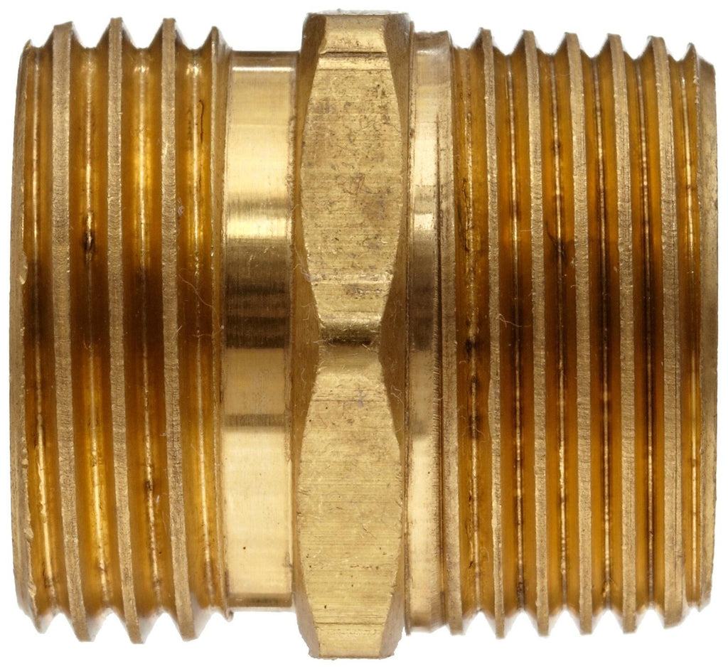 Anderson Metals-57478-121208 Brass Garden Hose Fitting, Connector, 3/4" Male