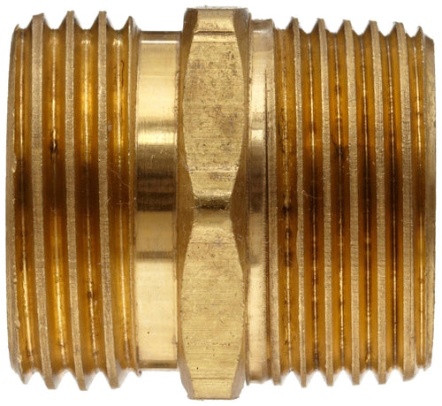Anderson Metals-57478-121208 Brass Garden Hose Fitting, Connector, 3/4" Male