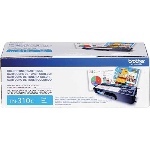 Brother TN310C Cyan Toner Cartridge for Brother Laser Printers