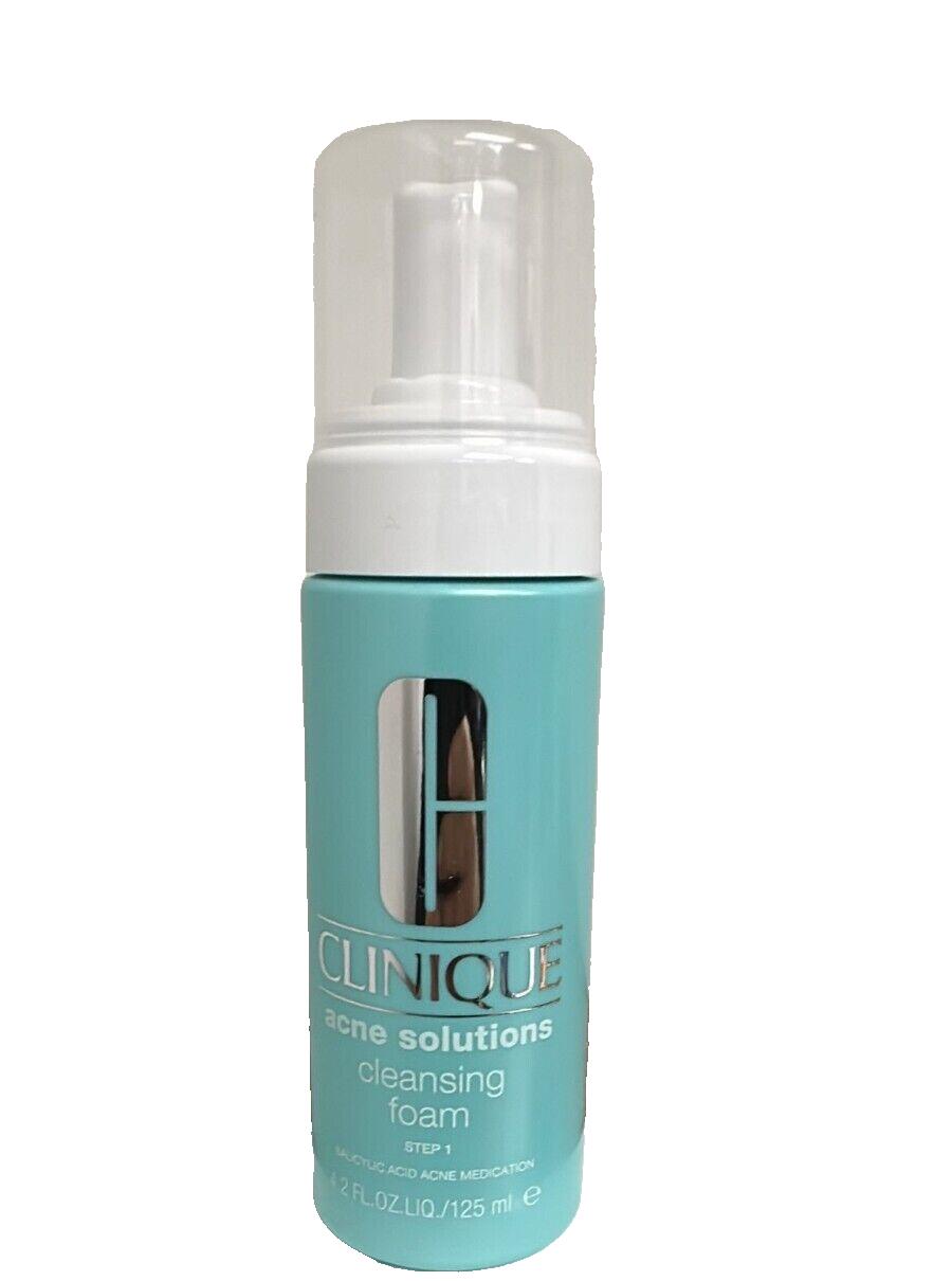 New!  Clinique Acne Solutions Cleansing Foam~Salicylic Acid  ~ 125 ml / 4.2 oz