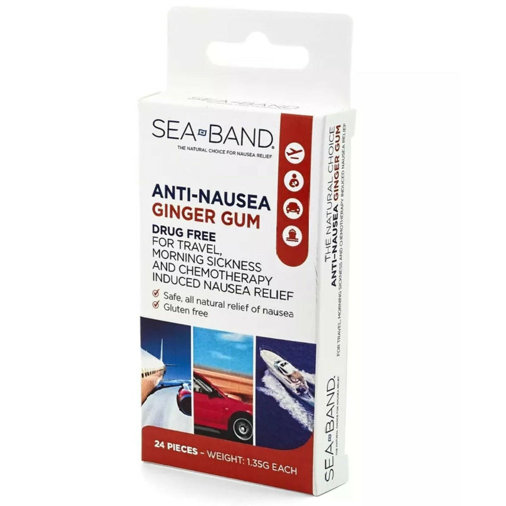 Sea-Band Anti-Nausea Ginger Gum 24 (2 Pack)
