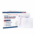 First Aid Sterile Woven Gauze Pads 4” x 4” for Wound Dressing|Pack of
