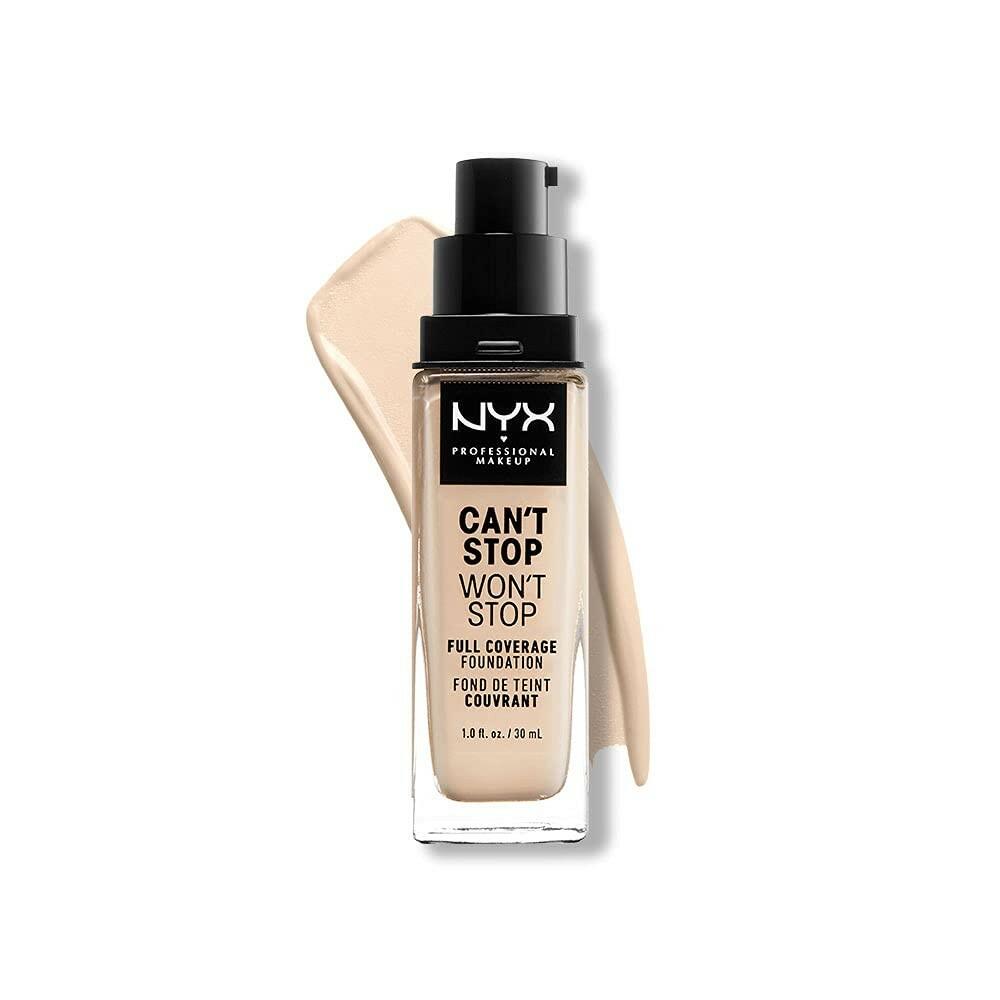 NYX PROFESSIONAL MAKEUP Can't Stop Won't Stop Foundation, 24h Full Coverage