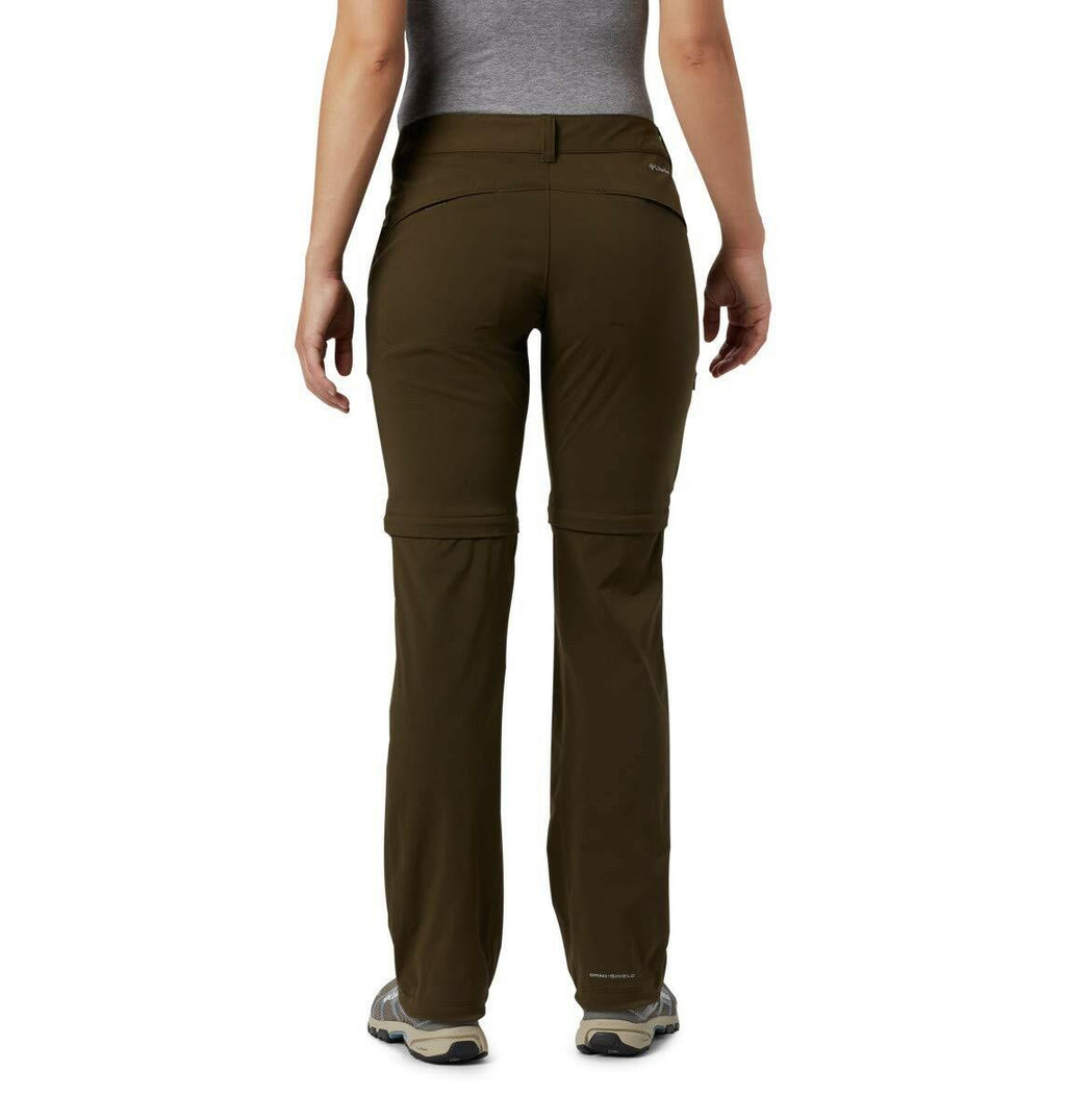 Columbia Women's Petite Saturday Trail II Convertible Pant, Olive Green, 16