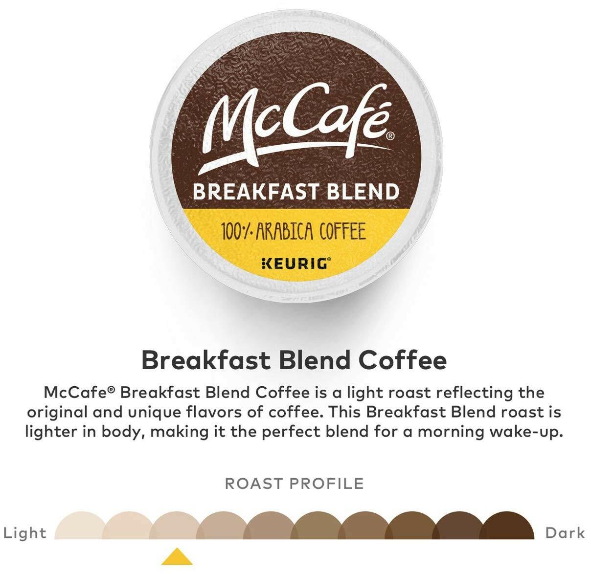 McCafe Breakfast Blend K-Cup, 24/bx