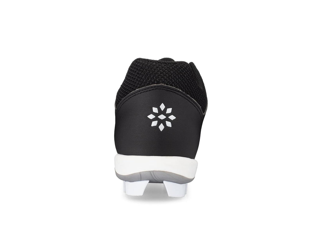 RIP-IT Women's Diamond Softball Cleats | Molded Softball Shoes for Women | Black