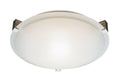 Trans Globe Lighting PL-59008 WH Neptune Indoor White Contemporary Flushmount,