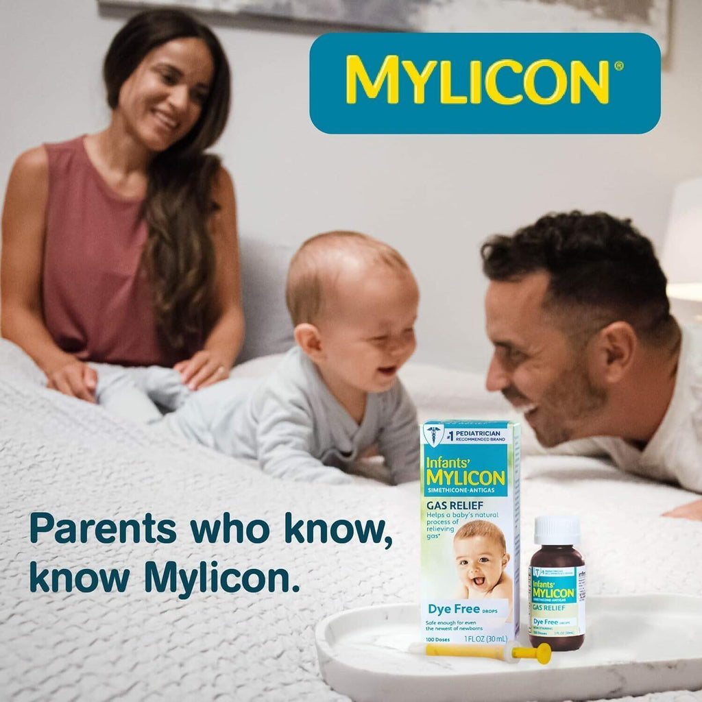 Mylicon Infants' Gas Relief Dye Free Drops - .5 oz,