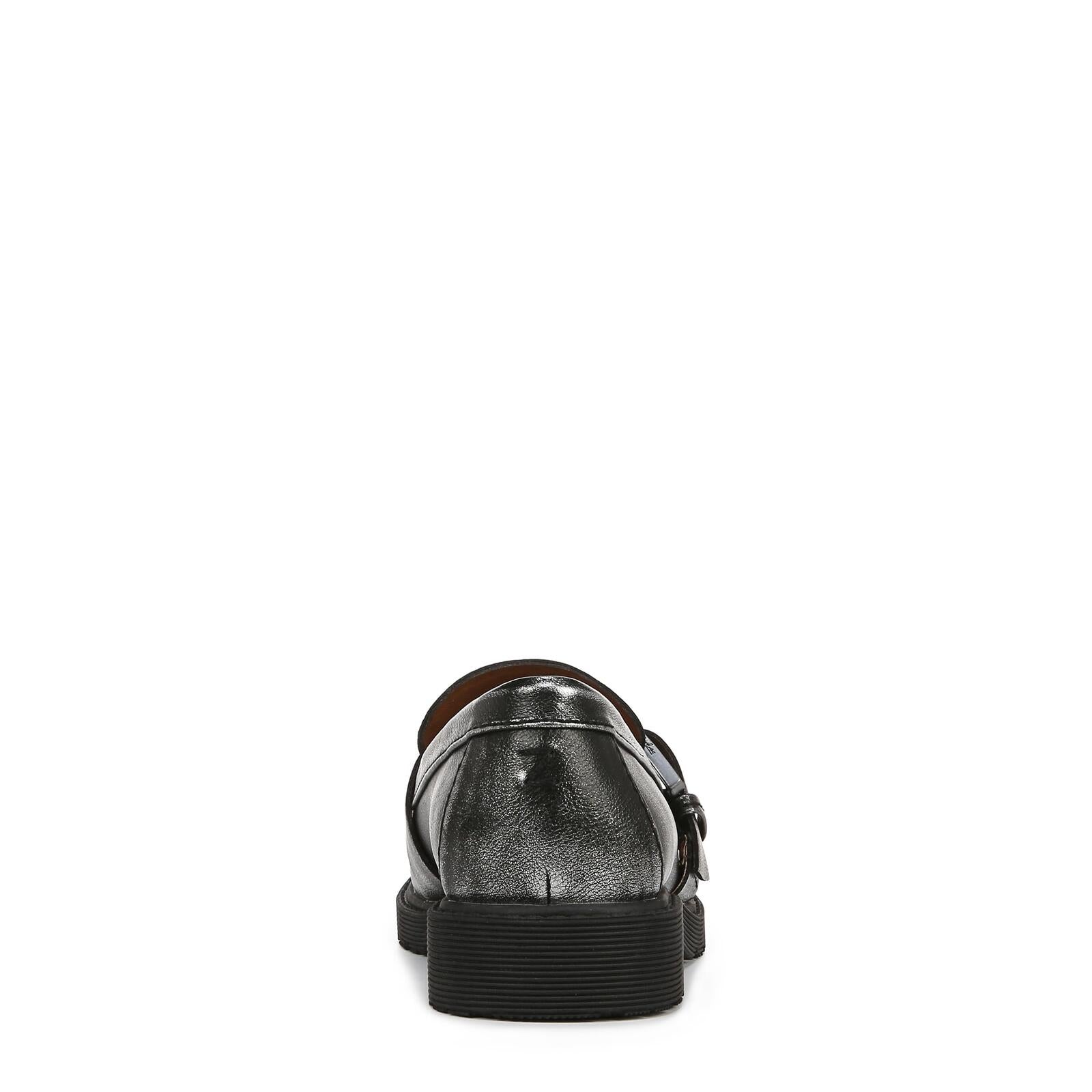 ZODIAC Womens Renee Slip On Buckle Loafer Black/Silver 11 M