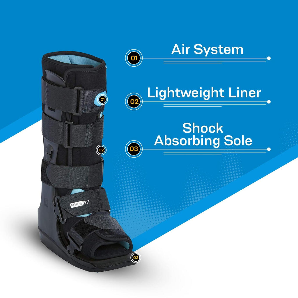 Ossur Formfit Walker Boot with Air - Medical Grade Immobilization for Strains,