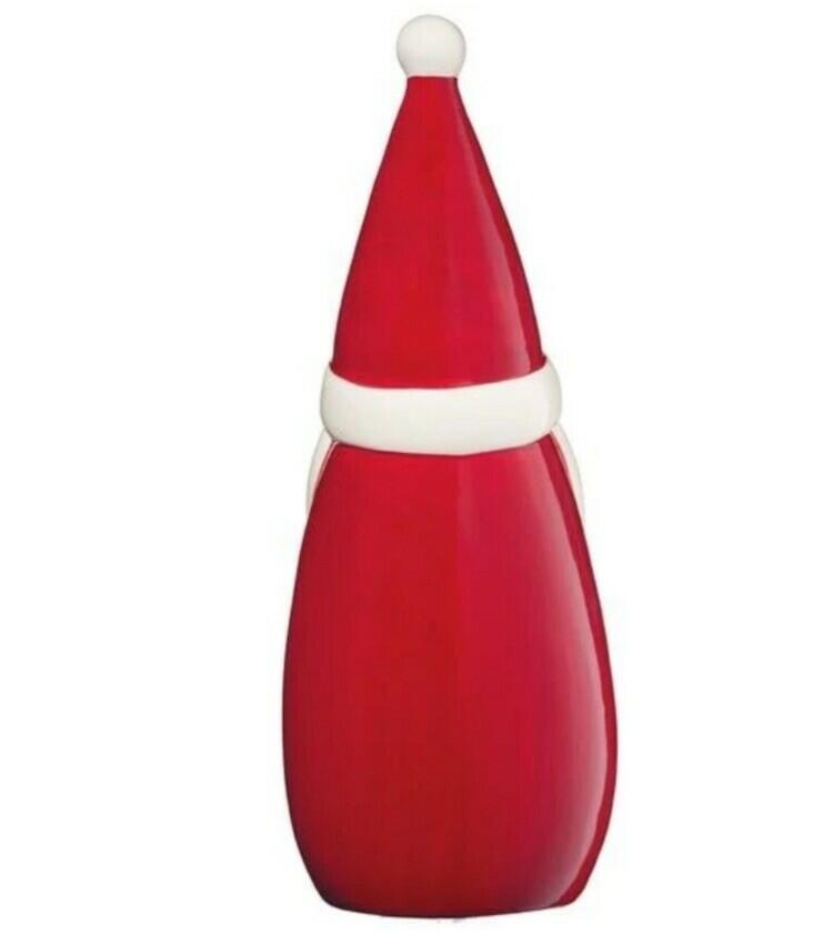 Set of 3 Ceramic Santa’s ~ Holiday Red Santa’s ~ 15.83” H ~ Hand Painted ~ NEW