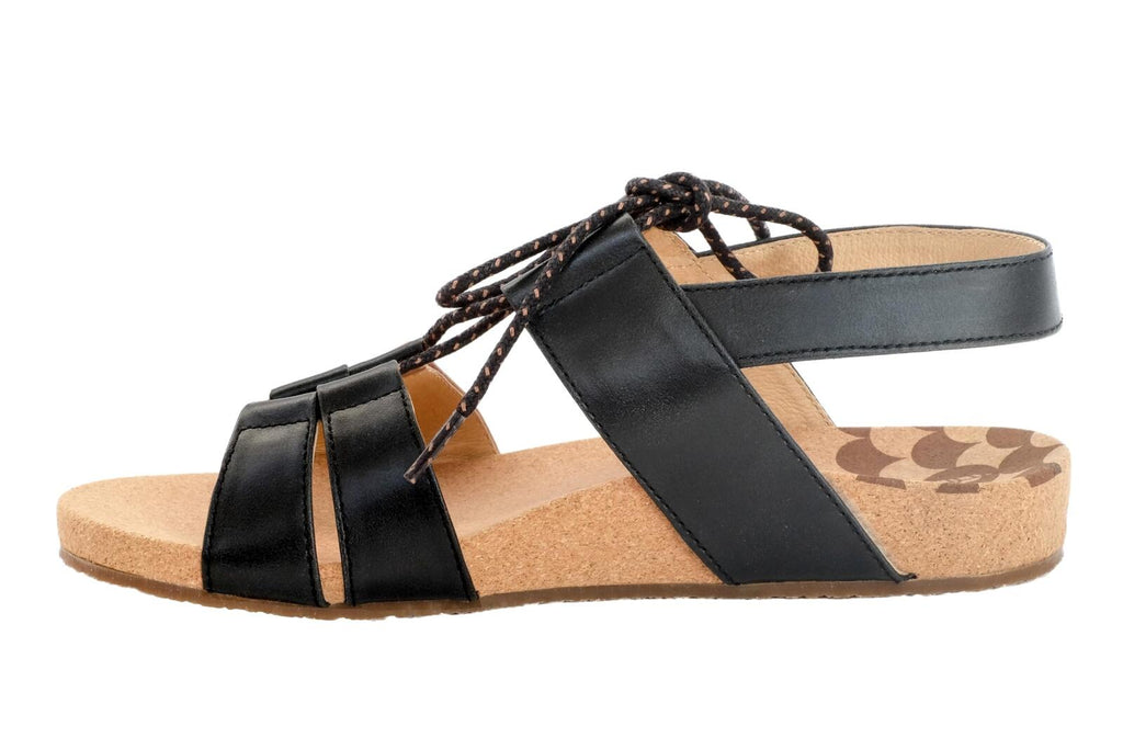 REVITALIGN Women's Adele Sandal, Black, 6