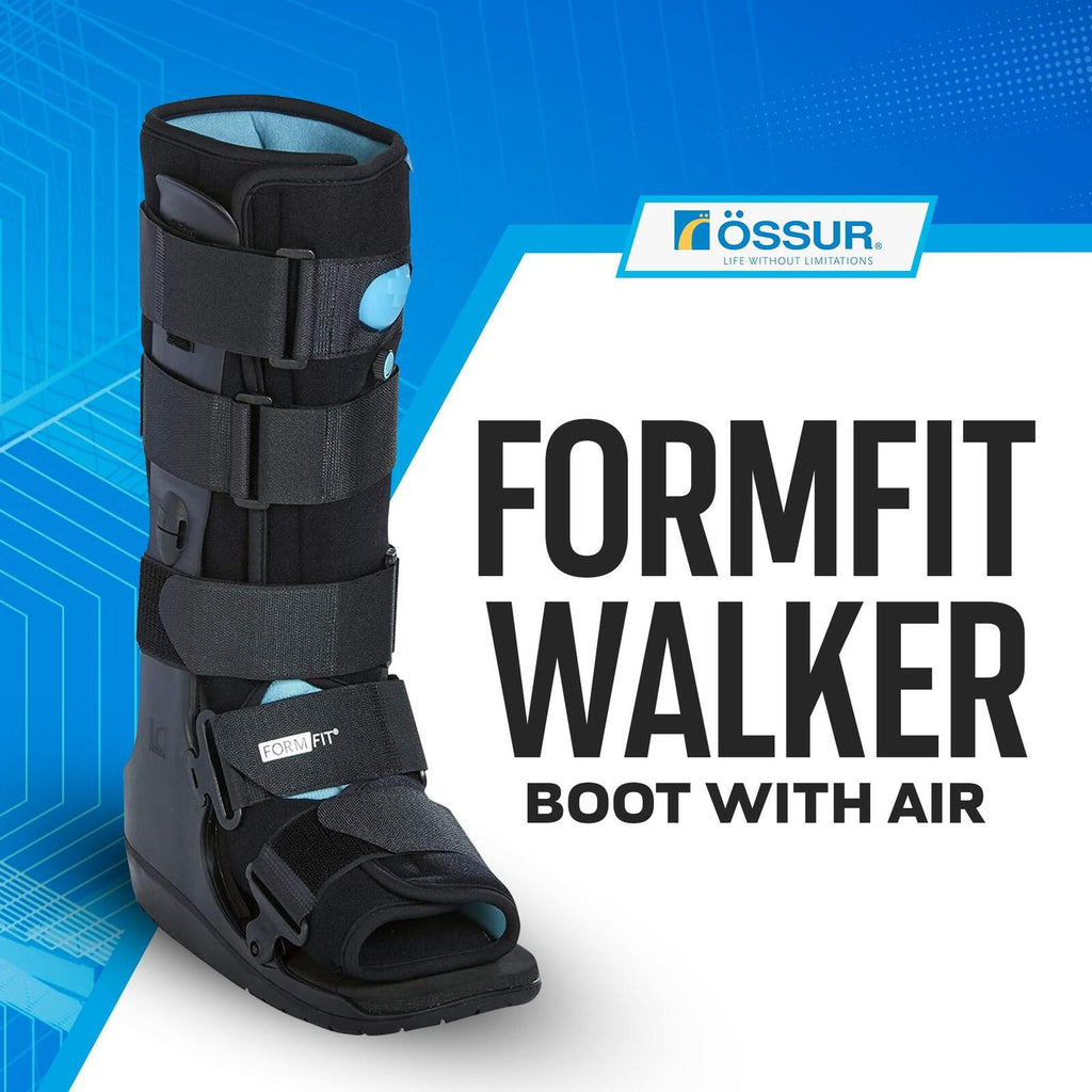 Ossur Formfit Walker Boot with Air - Medical Grade Immobilization for Strains,