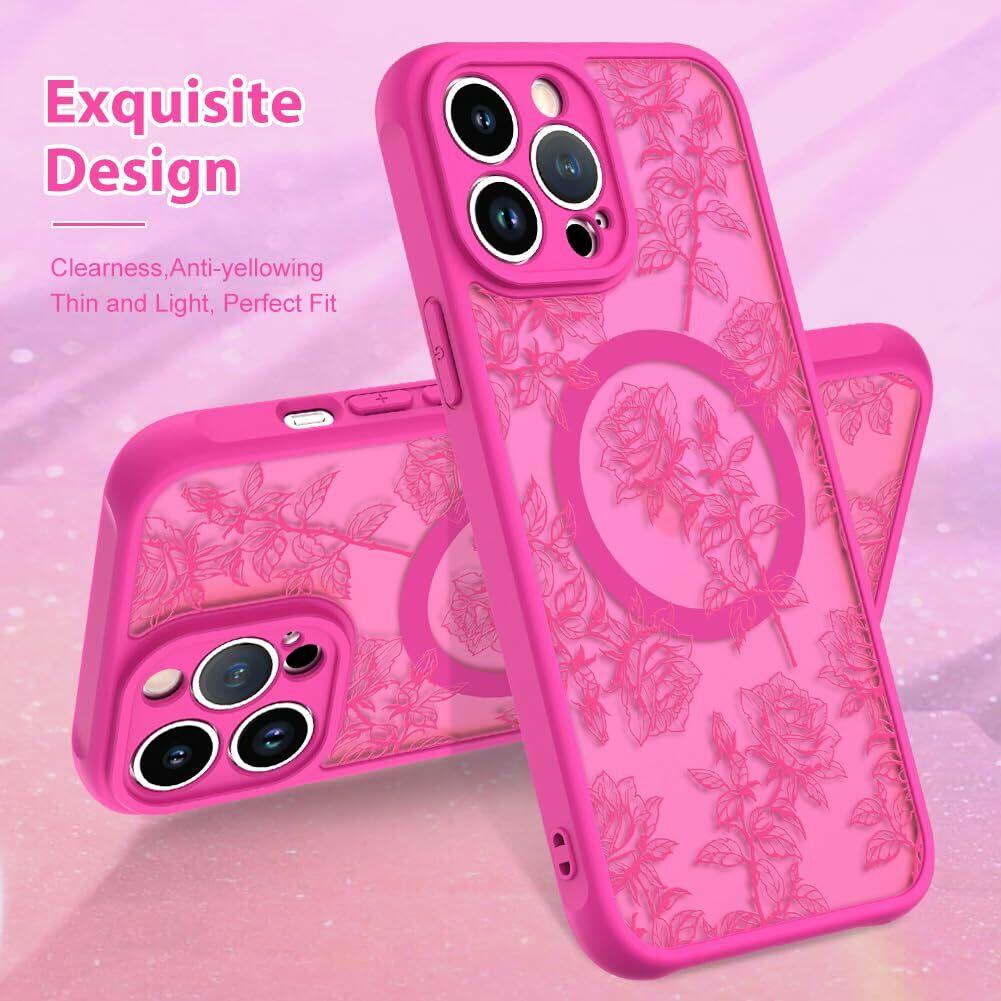 MZELQ for iPhone 13 Pro Max Case Sunflower Floral Flowers Matte Aesthetic Cute