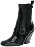 Sam Edelman Suzette Western Boot Black Leather 7.5 Medium