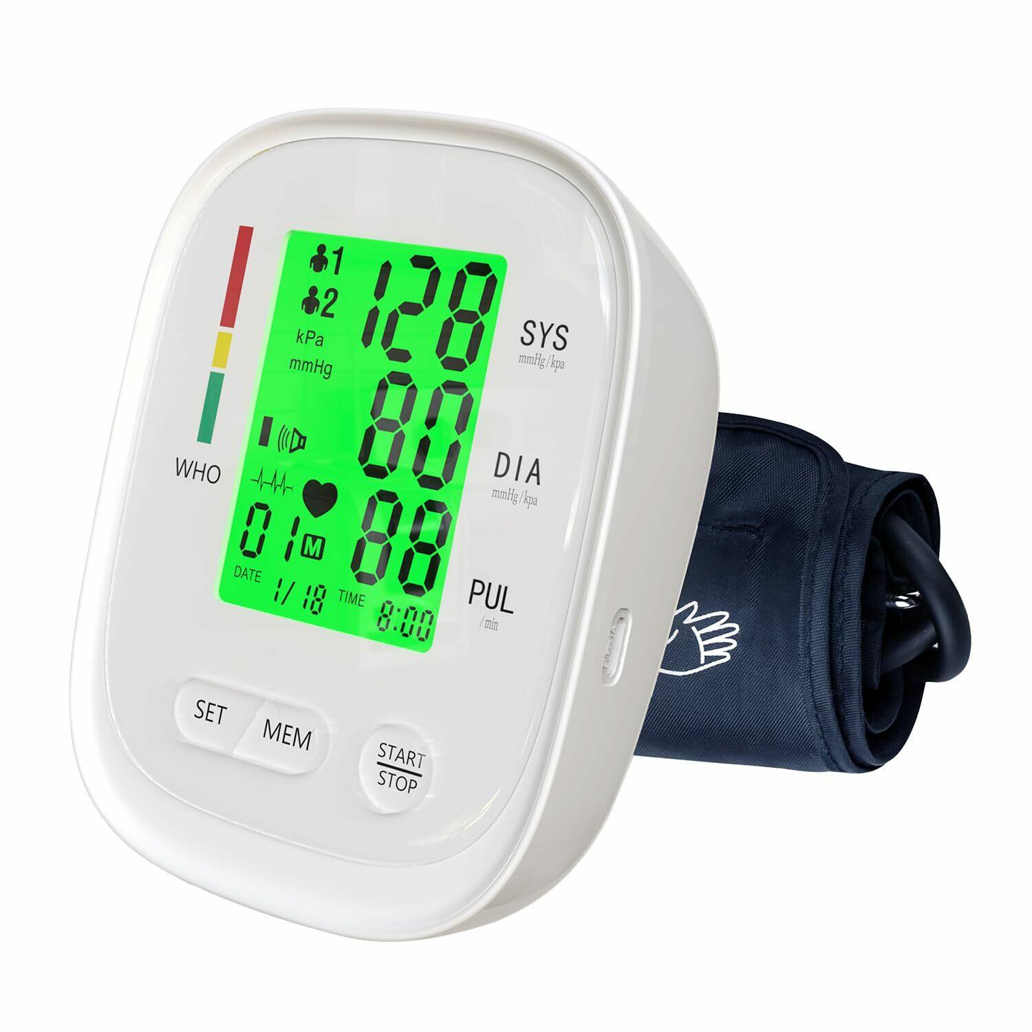 Upper Arm Blood Pressure Monitor for Home Use, FDCDRW 8.7-16.5'' Wide Range
