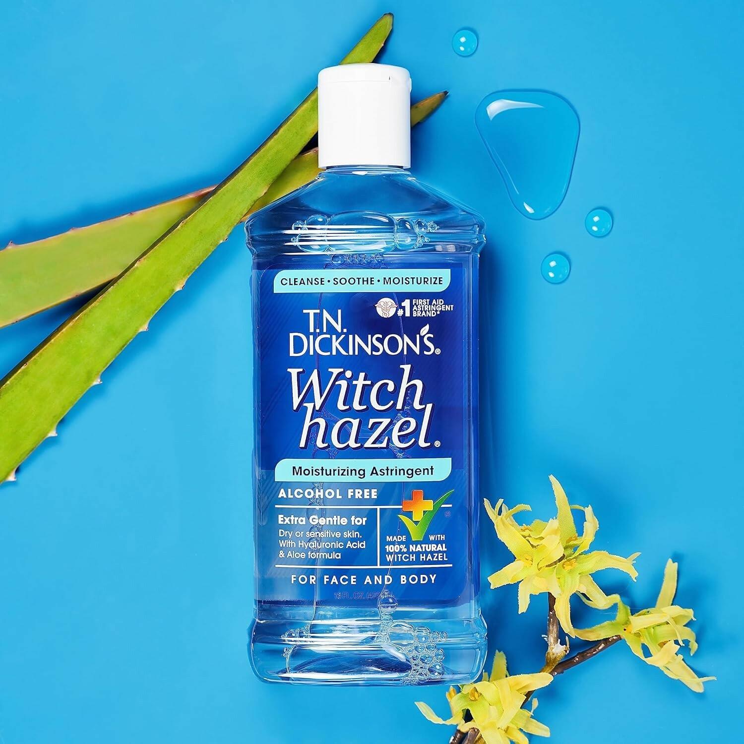 T.N. Dickinson's Witch Hazel Alcohol Free Moisturizing Astringent | 100% Natural
