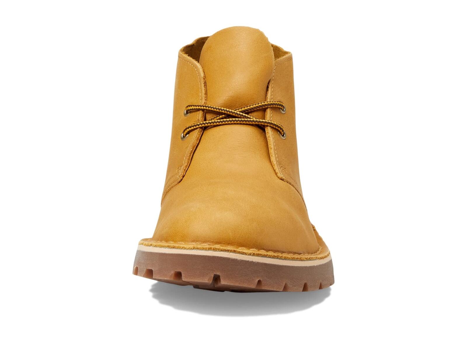 Clarks Men's Overdale Mid Oxford Boot, Wheat Nubuck, 13