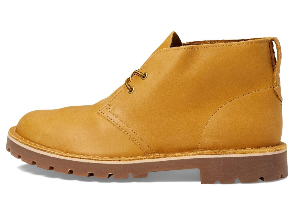 Clarks Men's Overdale Mid Oxford Boot, Wheat Nubuck, 13