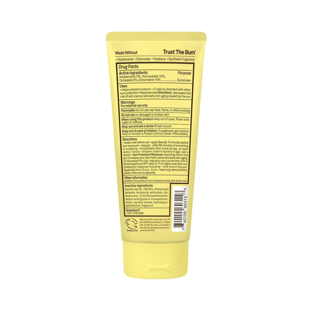 Sun Bum Kids SPF 50 Sunscreen Clear Body Lotion - Broad Spectrum Water-Resistant
