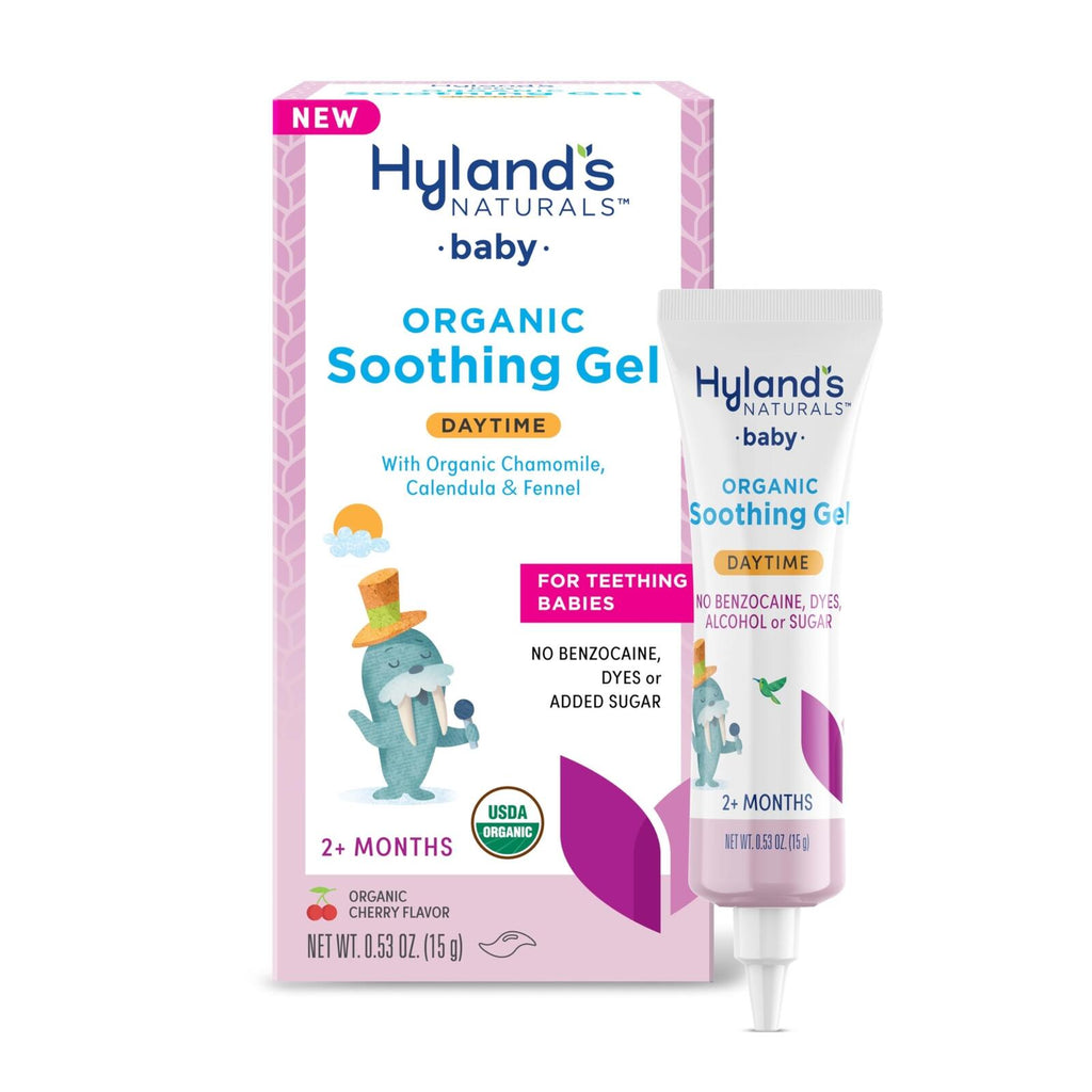 Hyland's Baby Organic Day Oral Soothing Gel, with Chamomile, Calendula, and