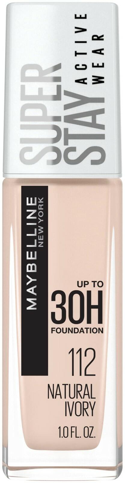 Maybelline Super Stay Full Coverage Liquid Foundation Makeup, Natural Ivory, 1