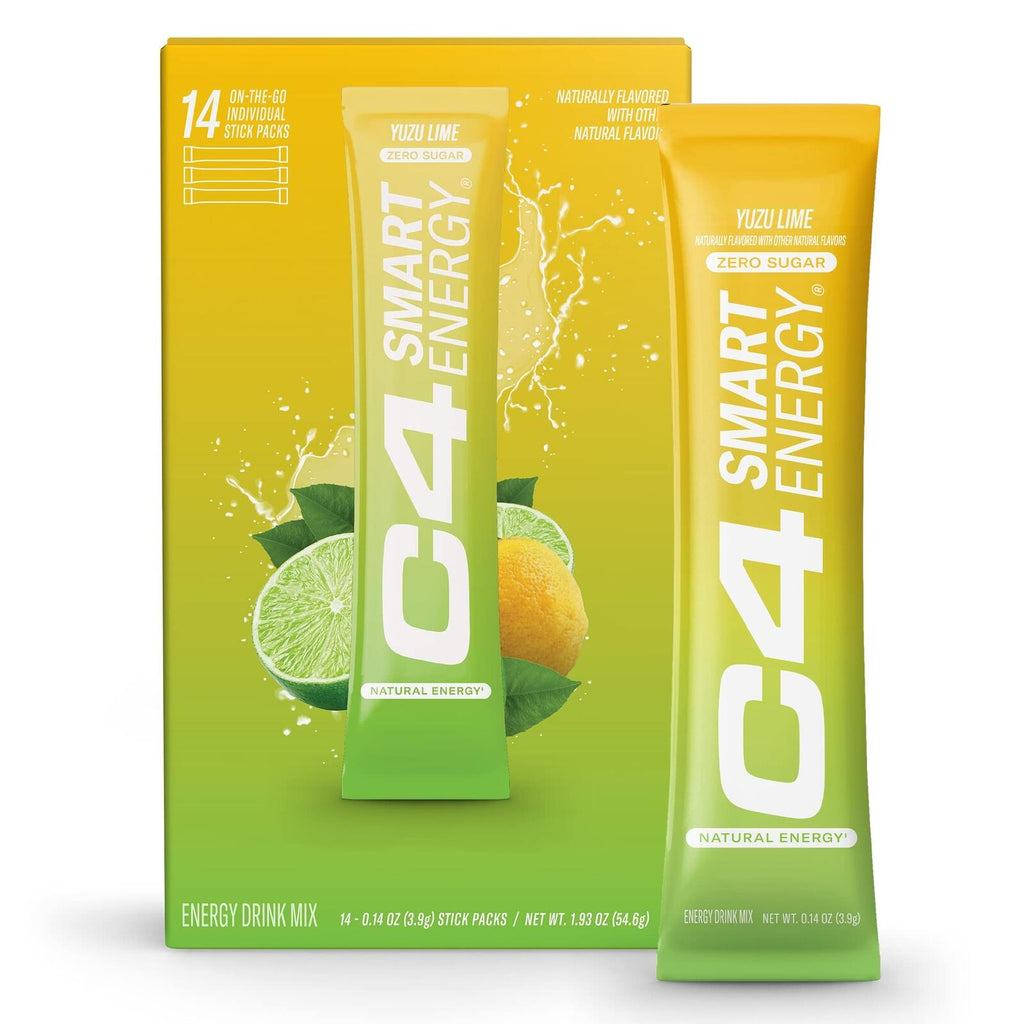 Cellucor C4 Smart Energy Powder Stick Packs Sugar Free 140 Ct