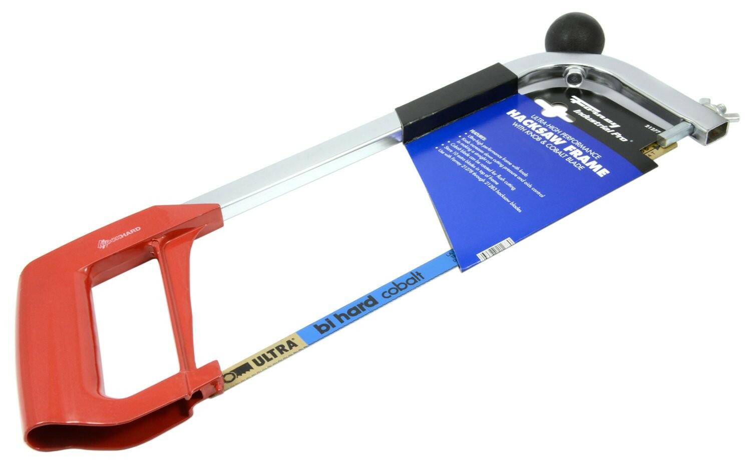Forney 21277 Hacksaw Frame, Industrial Pro with Knob and Ultra Bi-Hard Cobalt